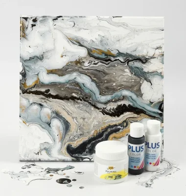 Fluid Art on canvas - Create fluid art on canvas