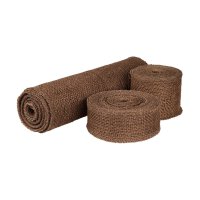 Decoration ribbon, jute, brown, 5, 8 or 30 cm wide,...
