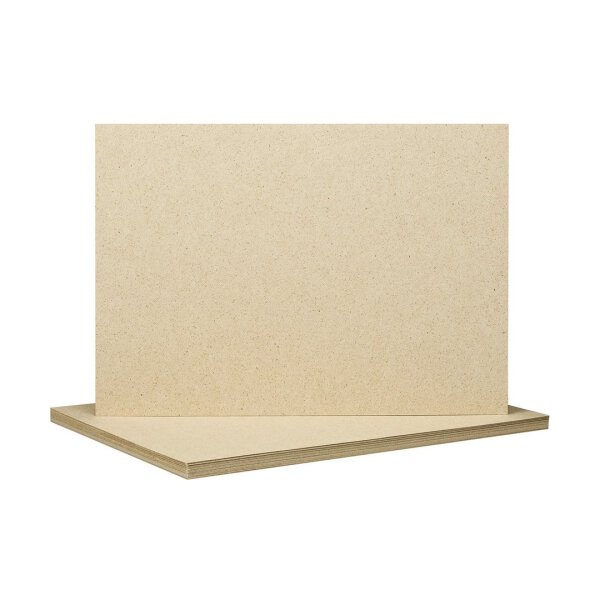 Grass paper A4 card 275 g/m² for crafting environment-friendly - 25 pcs./pack
