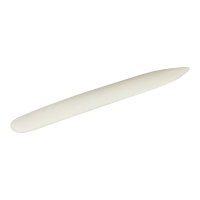 Folding bone, bone folding knife, rounded, 160 x 19 mm