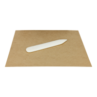 Folding bone, bone folding knife, rounded, 120 x 19 mm