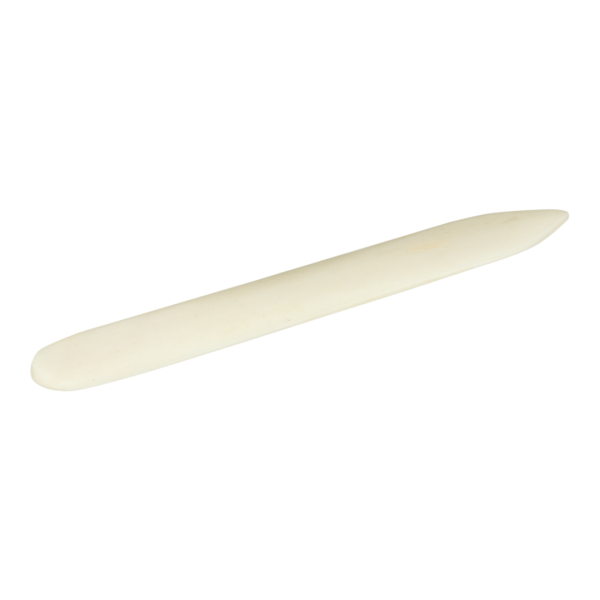 Folding bone, bone folding knife, rounded, 140 x 19 mm