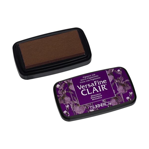 Inkpad Brown-violet, for finest details, acid-free, waterproof, quick-drying, 75 x 35 mm