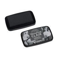 Stamp pad Grey, for finest details, acid-free, waterproof, quick-drying, 75 x 35 mm