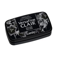 Stamp pad Dark grey, for finest details, acid-free, waterproof, quick-drying, 75 x 35 mm