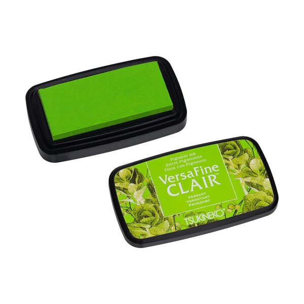 Inkpad Apple green, for finest details, acid-free, waterproof, quick-drying, 75 x 35 mm