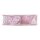 Dekoband Blüten Pink, 25 mm x 15 m, Geschenkband, Baumwollband