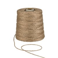 Jute yarn, natural, ca. 2.0 mm, ca. 500 m, jute cord,...