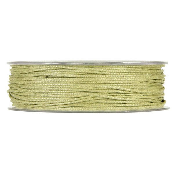 Cotton cord, khaki, 1 mm x 100 meters