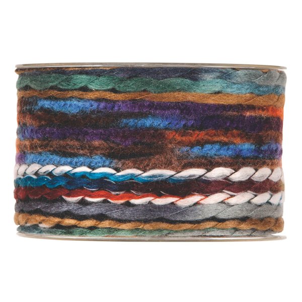 Multicolor wool ribbon 63 mm x 5 m