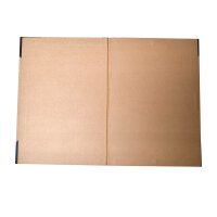 Drawing folder, A4, kraft cardboard, with elastic bands, corner tensioner