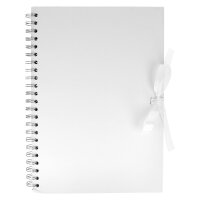 Album A4 white, 40 sheets white kraft paper, spiral...