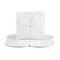 CD & gift sleeve, white, 125 x 125 mm, recycled...