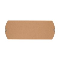 Pillow Box DL, 220 x 110 mm, cardboard, beige, Manila Kraft