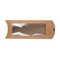 Pillow Box DL window, 220 x 110 mm, cardboard, beige,...