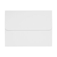 Folder 15 x 21 cm x 3 mm, white, with flap and inside pocket - 10 pcs/pack