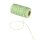 Bakers twine light green and white, 100 m cotton yarn for handicraft and decoration