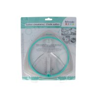 Circle cutter for diameters 2.4 to 15.3 cm incl. 3 spare...