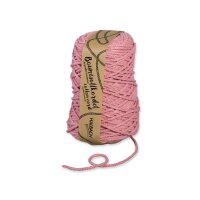 Kordel aus recycelter Baumwolle, Rosa, 5 mm x 80 m, ca. 500 g, einfarbig