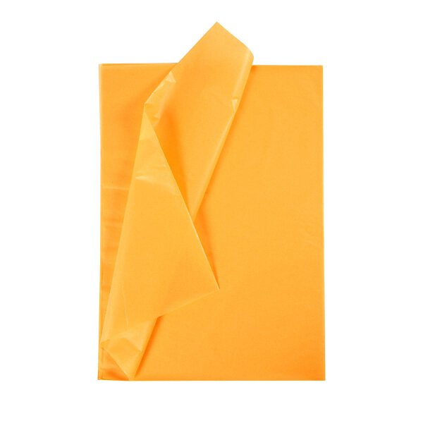 Gelbes Seidenpapier, Pack mit 25 Bögen á 50 x 70 cm Gelb