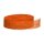 Orangenes Juteband,  4 cm, 25 m Rolle, feste Qualität