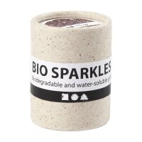Pink glitter, biodegradable organic glitter, 10 g/can