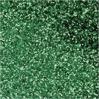 Green glitter, biodegradable organic glitter, 10 g/can