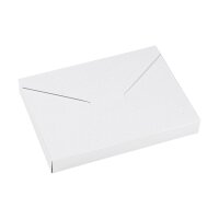 Weiße Faltschachtel "Mailer C6", 162 x 114 x 20 mm, Recyclingkarton - 10er Pack
