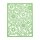 Karton mit ausgestanztem Spitzenmuster, A6,  24 Blatt, Gelb, Blassgelb, Grün, Salbei