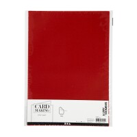 Rotes Pergamentpapier, ein Pack mit 10 Bögen A4, 100 g/m²