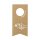 Bottle tag, "We do" 8 x 16.5 cm, for wedding and party in vintage look, kraft paper - 10 pcs/pack