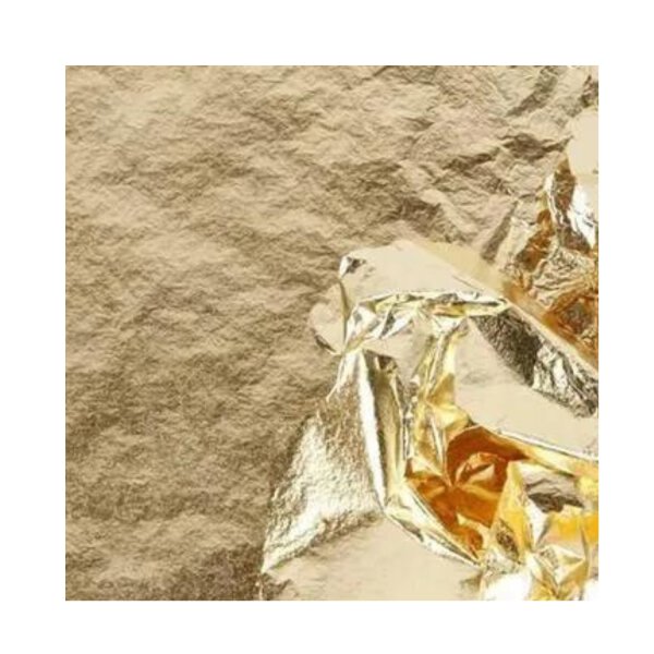 Metal leaf, gold, 160 x 160 mm, 25 sheets/pack