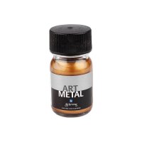 Metallic paint, water-based,  good coverage, 30 ml antique gold