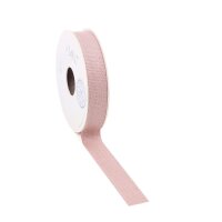 Paper ribbon,  dusky pink, 20 mm x 7 m, sturdy decorative tape
