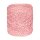 Flax yarn, two-coloured pink and natural, 3.5 mm, ca. 470 m linen yarn, 1 kg bobbin
