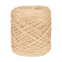 Flax yarn natural undyed, 3,5 mm, ca. 470 m linen yarn, 1 kg bobbin