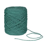 Flax yarn plain turquoise, 3,5 mm, ca. 470 m linen yarn,...