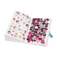 Sticker book with 2800 stickers on different themes