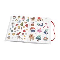 Sticker book with 2800 stickers with Christmas motifs