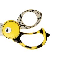 Kinderschere mit Biene, 13 cm, kleine Universal-Bastelschere