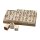 Wooden stamp, letter stamp: capital letters and numbers - 45 pieces