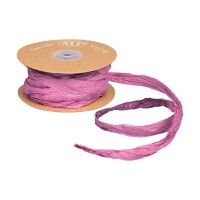 Paper ribbon with colour gradient, purple, 10 m, gift ribbon, decoration ribbon