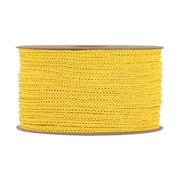 Paper cord,  yellow, 4 mm x 25 m, strong decorative cord