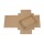 Folding box A5, 15.3 x 21.5 x 2.5 cm, brown, with lid, jade kraft cardboard - 10 boxes/set