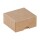 Folding box 6 x 6.5 x 3 cm, brown, with lid, jade kraftcardboard - 10 boxes/set