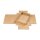 Faltschachtel 11,5 x 15,5  x 2,5 cm, Braun und Weiß, mit Deckel,  Jade Kraftkarton - 10er Set