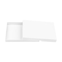 Folding box 16.2 x 22.5 x 2.5 cm, white, with lid - set...