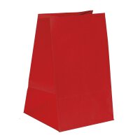 Gift bag 24 x 22 x 38 cm, red kraft paper 120 m²,...
