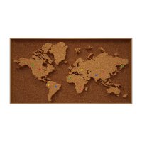 A3 cork boards, 6 mm thick, 29.7 x 42 cm, natural, 2...