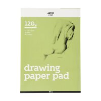 Painting block, A3, white, 30 sheets 120 g/m²